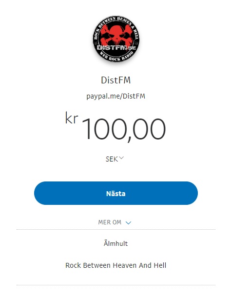 Stöd DistFM via PayPal!